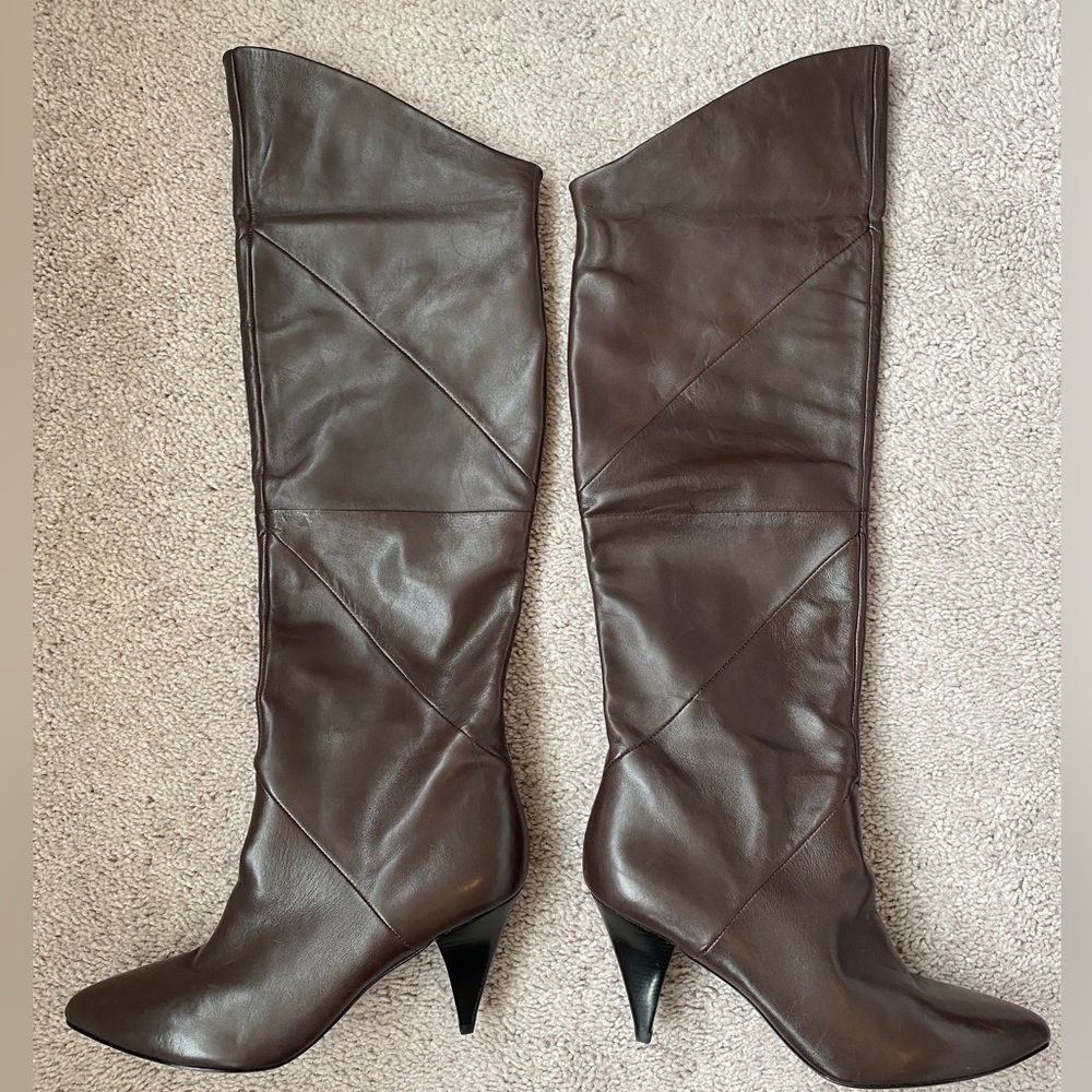 BELLE BY SIGERSON MORRISON Over the Knee Brown Boots 10